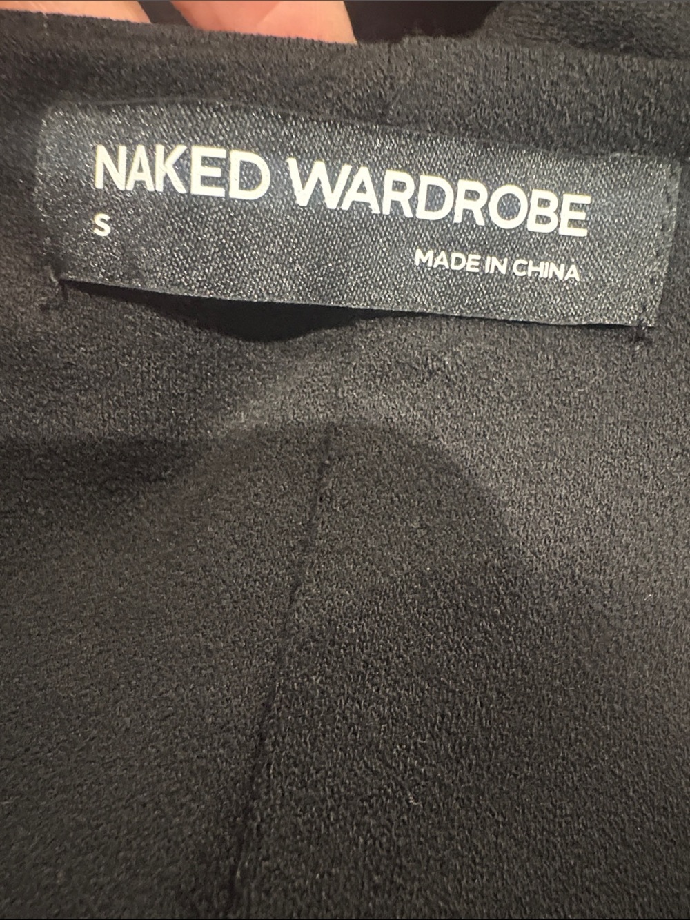 NWOT NAKED WARDROBE Sculpt Wide Leg Tank Jumpsuit In Black Size S - Picture 6 of 12